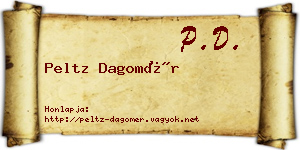 Peltz Dagomér névjegykártya